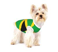 Cute Pet Dog Shirts, Cotton Tank Vest for Jamaica Flag Print Dogs, Sleeveless Puppy Clothes, for Large Chihuahua X-L