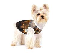 Cute Pet Dog Shirts, Cotton Tank Vest for Tractor in The Field Print Dogs, Sleeveless Puppy Clothes, for Medium Chihuahua X-L