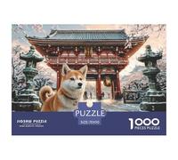 Cute Pet Dog1000 Piece Jigsaw Puzzles Shiba Inu for Adults Educational Games 70x50cm/1000pcs