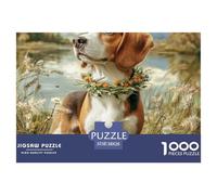 Cute Pet Dog1000 Piece Puzzle Puzzle Games Beagle A Challenging Puzzle for Adult 38x26cm/1000pcs