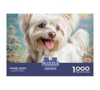 Cute Pet Dog1000 Piece Puzzle Puzzle Games Yorkshire Terrier Puzzle Gift for Adults Children 70x50cm/1000pcs