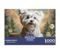 Cute Pet Dog1000 Piece Puzzle Puzzle Yorkshire Terrier Colourful Puzzle Gifts for Women And Men 38x26cm/1000pcs