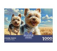 Cute Pet Dog1000 Piece Puzzle Puzzle Yorkshire Terrier Puzzle Gift for Adults And Children 38x26cm/1000pcs