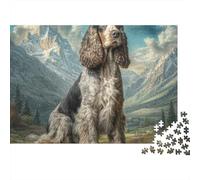 Cute Pet DogJigsaw Puzzle Puppy Non Toxic Couples Logic Training Party Game Best Puzzle Gift 1000 Pieces 38x26cm/1000pcs