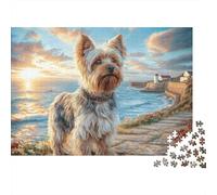 Cute Pet DogJigsaw Puzzle Shih TzuSenior Enthusiasts Recycled Board Brain Training Gift 1000 Pieces 38x26cm/1000pcs
