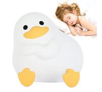 Cute Pet Duck Night Light, Bedroom Soft Light, Eye Protection Sleep Lamp, Baby Feeding Night Lamp, Colorful Clapper Light, Soft Night Light for Kids, Pet Duck Night Light, Bedside Sleep Lamp, Baby