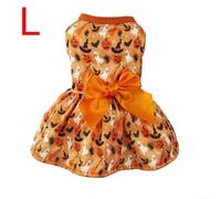 Cute Pet Halloween Outfit Featuring Bat Pumpkin Theme, Great Choice for Small Dogs and Cats During for CELEBRATIONS (L)