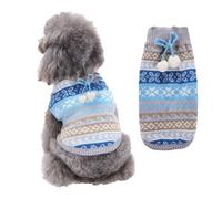 Cute Pet Knitted Pullover Warm Dog Christmas Jumper Soft Classic Christmas Pet Dog Sweater Dog Snowflake Sweater for Small Medium Dogs