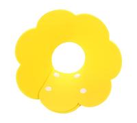 Cute Pet Protective Collars for Dogs Cats, Wound Healing Protection Collars, Anti-Bite Protection Cover(M,yellow)