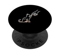 Cute Pet Tee Love My Cat Best Friend Fist Bump Paw Cat PopSockets Adhesive PopGrip