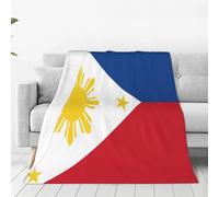 Cute Philippine Flag Blanket Super Soft Throw Blanket 50"x 40" for Bed,Couch,Chair, Camping, Living Room Office