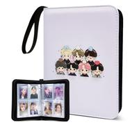 Swico Remado Kpop Merch Photocard Binder Cute 400 Pockets Photocard Holder Book Photo Album for Lomo Cards Jung Kook V Jimin Suga J-Hope Jin RM