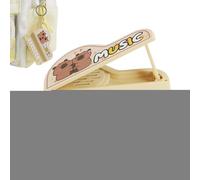 Cute Piano Keychain, Mini Music Learning Gadget, 2x0.5 Inches Keyboard Pendant with Durable Alloy, Musical Accessory Keyring, Piano Keychain with Stylish Design, Music Gift for Teens Adults