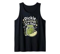 Cute Pickle Lover Pickles are Real Food Humor Tank Top