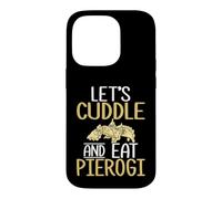 Cute Pierogi Cuddle Polish Food Humor Case for iPhone 14 Pro