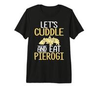 Cute Pierogi Cuddle Polish Food Humor Premium T-Shirt