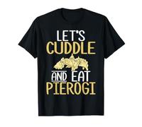 Cute Pierogi Cuddle Polish Food Humor T-Shirt