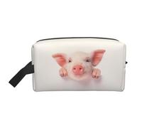 Cute Pig 1 Print Toiletry Bag for Men Travel Toiletry Bag, Spacious Capacity Cosmetic Bag for Women