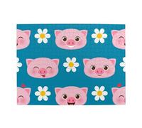 Cute Pig Adults 500 Pieces Puzzles-Jigsaw Wooden Puzzle for Adults Elderly
