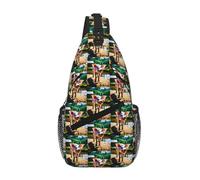 Cute Pig Crossbody Sling Bag Crossbody Shoulder Chest Bag Shoulder Strap Waist Fanny Pack Men Women