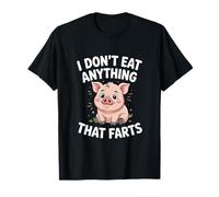 Cute Pig Ich Esse Nichts was Fartz [German Language T-Shirt