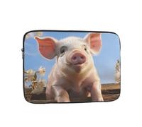 Cute Pig Laptop Case 12 inch, Shockproof Protective Computer Sleeve Cover Water Resistant Laptop Bag Carrying Tablet Cover Briefcase Handbags Gifts for Men Women