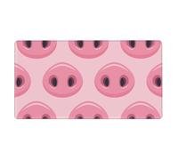 Cute Pig Nose,Mouse Pad Large Desk Pad Computer Keyboard Mouse Mat with Non Slip Rubber Base 40 x 70 cm