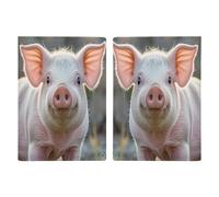 Cute Pig Passport Holder Leather Passport Wallet Cover Case Passport Protective Cover Cute Passport Book Holder Slim Credit Card Holder Travel Accessories for Women Men