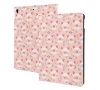 Cute Pig Pink Print Compatible with ipad air 3rd Generation Case Cover, Tablet Cases Compatible with ipad Pro Case 10.5 Inch, Auto Wake/Sleep, Folio Stand