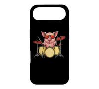 Cute Pig Playing Drums Drummer Music Case for iPhone Air