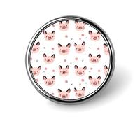 Cute Pig Print Enamel Pins for Backpack - Cute Jacket Coat Hat Bags Badge Pins, Funny Unique Novelty Button Pin Women Men Fashion Jewelry Accessories