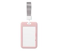 Cute Pig Print Id Card Holder,Badge Holder with Lanyard,Work Pass Protector for Office Staff School Nurse