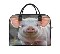 Cute Pig Travel Duffle Bag Carry on Weekender Bags Toiletry Bag Overnight Tote Bags for Men Women