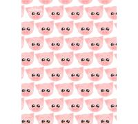 Cute Piggy Notebook / Composition Notebook 8.5 x 11 inches: White Pink Piggy Pig / Gift for a Pig Lover / Notebook / Pig Fans / Gifts for Girls and Boys