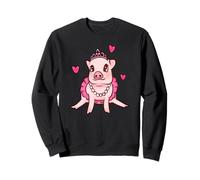 Cute Piglet Pig Homecoming Prom Pageant Queen Sweatshirt