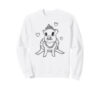 Cute Piglet Pig Homecoming Prom Pageant Queen Sweatshirt