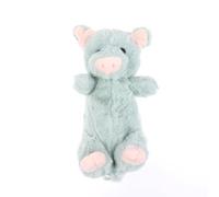 Cute Piglet Plush Pencil Bag, Cartoon Petite Pig Stationery Holder Makeup Pouch