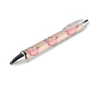 Cute Pigs Banana Retractable Ballpoint Pen 0.5mm Fine Point Black Ink Pens Office Supplies for Teacher1 PCS AS PIC 1