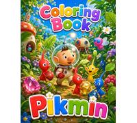 Cute Pik-min's Coloring Book For Fan Teen Men Women Kid: [NEW Edition] With 50+ Beautiful Coloring Pages For All Fans. A Cool Coloring Book For Kids ... Teens, and Adults. (Stress Relief & Enjoy)