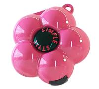 Cute Pill Box Flower Design - Portable Pocket Pharmacy with Multiple Compartments, Food Grade Daily Pill Organizer for Kids and Adults, Storage Box