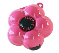 Cute Pill Box Flower Design - Portable Pocket Pharmacy with Multiple Compartments, Food Grade Daily Pill Organizer for Kids and Adults