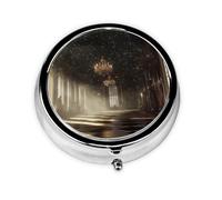 Cute Pill Organizer - AM PM Pill Box, Small & Large Travel Pill Case, Unique Custom Design, Iron Plating, Perfect for Purse and On-The-Go LuxuryStarHall