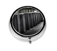 Cute Pill Organizer - Unique Custom Design, Travel-Friendly Medicine Box, 1 Day AM PM Pill Case, Small & Portable Pill Dispenser for Daily Use Giant Stone Berlin