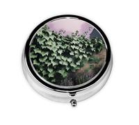 Cute Pill Organizer - Unique Custom Design, Travel-Friendly Medicine Box, 1 Day AM PM Pill Case, Small & Portable Pill Dispenser for Daily Use Ivy