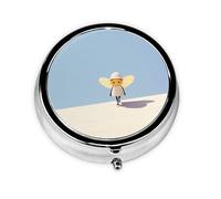 Cute Pill Organizer - Unique Custom Design, Travel-Friendly Medicine Box, 1 Day AM PM Pill Case, Small & Portable Pill Dispenser for Daily Use SunnyBeeStroll