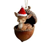 Cute Pine Cone Ornaments - Acrylic 2D Animal Holiday Decorations, Christmas Tree & Party Supplies For Birthday, Thanksgiving, Winter Vacation, Lightweight Festive Hanging Décor For Home, Table, And DI
