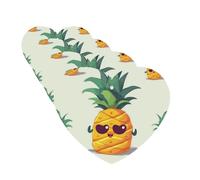 Cute pineapple Car Air Freshener Cards for Women Men 4 Pack Cute Car Accessories Long Lasting Scent Car Diffuser Hanging Auto Aromatherapy Tablets Car Fresheners Gifts