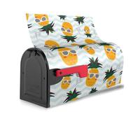 Cute pineapple Print Reusable Waterproof Mailbox Cover Magnetic for Unique Easy toIdentify Mailboxes