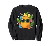 Cute Pineapple Sunglasses Tropical Summer Vibes Sweatshirt