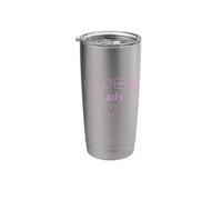 Cute Pink Boss Lady Open Heart Design Stainless Steel Insulated Tumbler